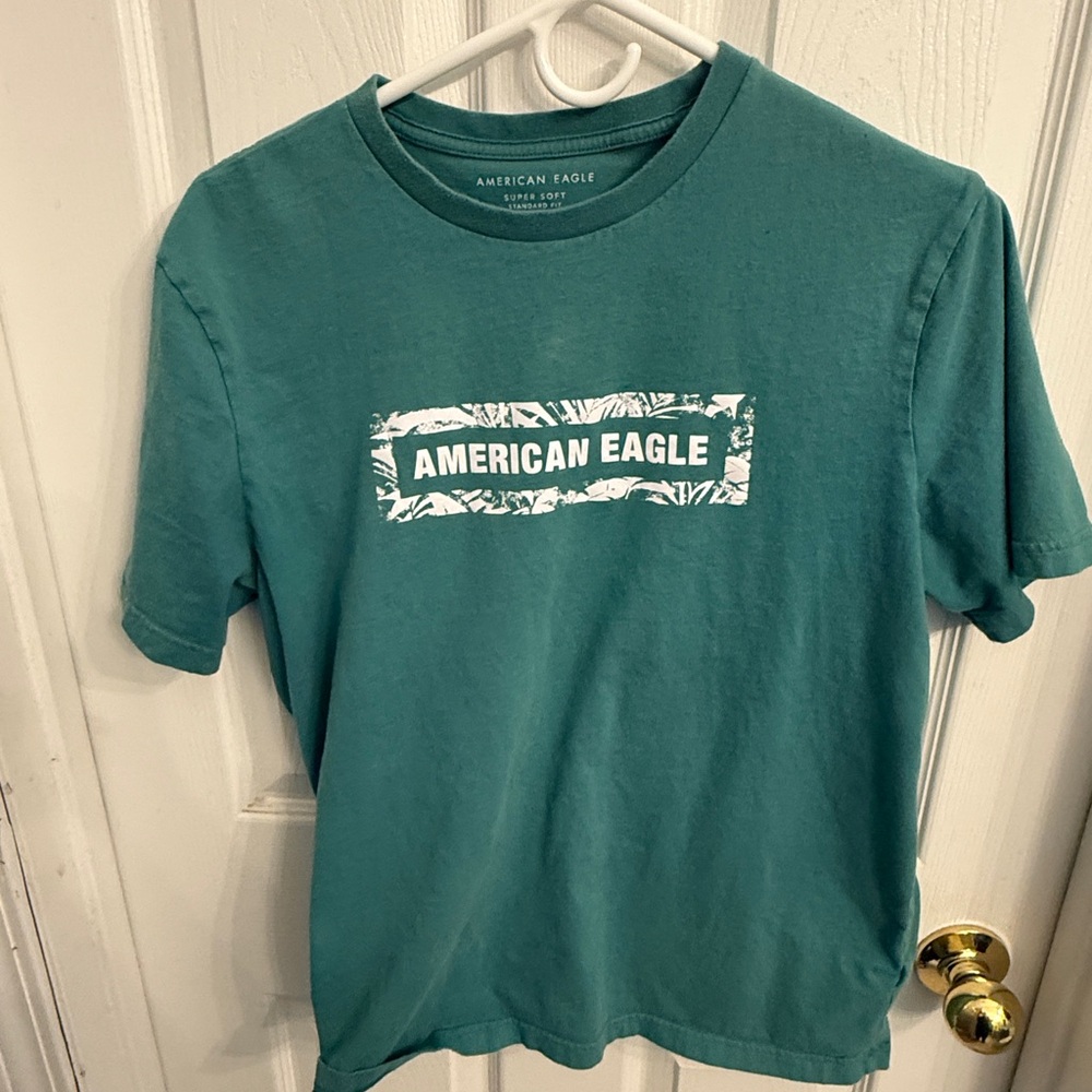 Green Medium American Eagle Tee